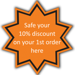 Safe your 10% discount on your 1st order here